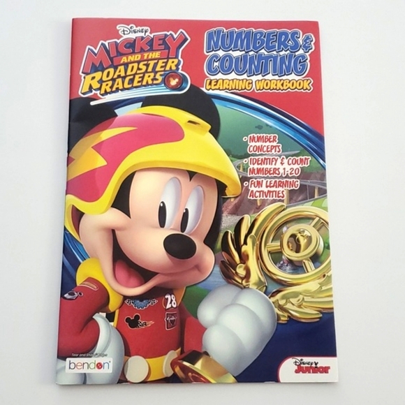 Disney Jr Educational 3 Workbooks Colors & Shapes, Alphabet Numbers & Counting - Picture 10 of 13